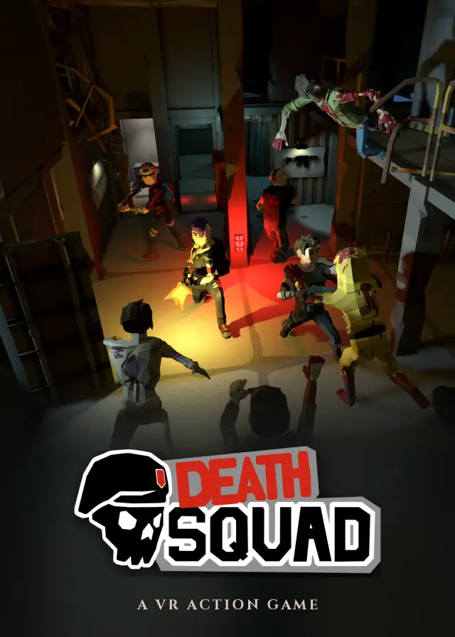 Plakat von Death Squad: Zombie-Horde stürmt über Industrie-Laufstege