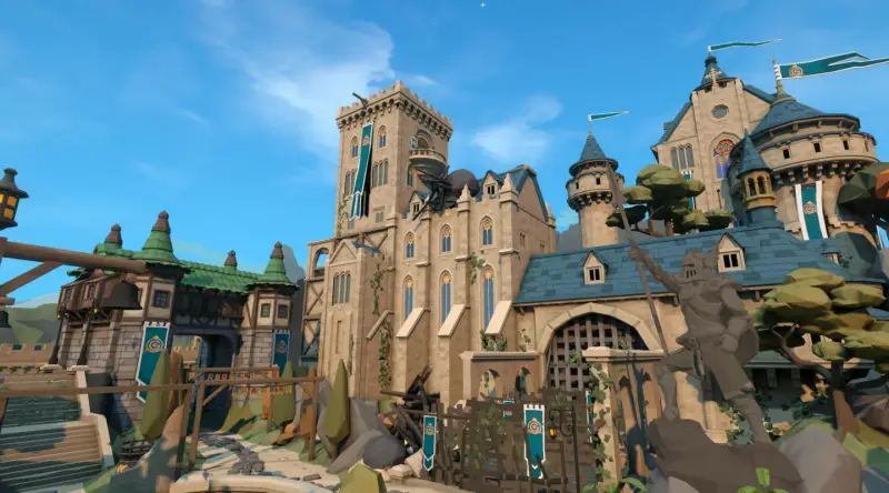 Szene aus dem VR-Spiel DragonFall