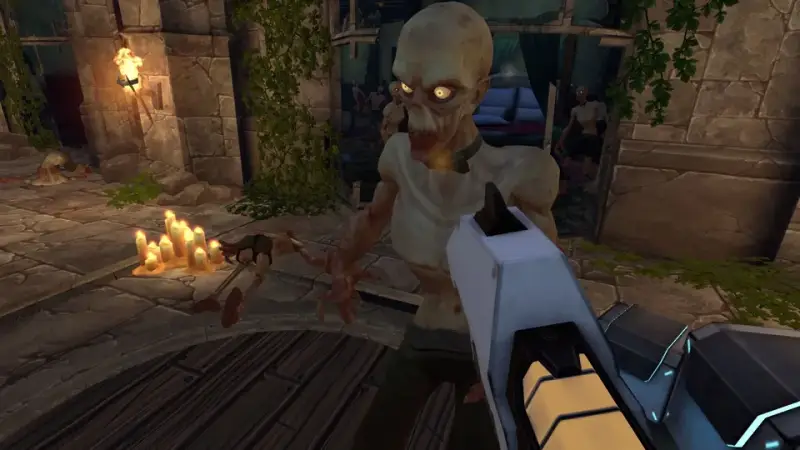 Szene aus dem VR-Spiel Mission Z