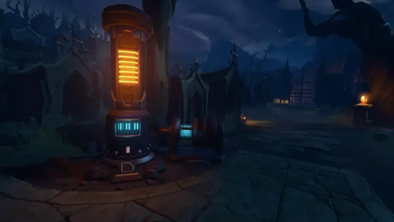 Szene aus dem VR-Spiel Rush Z