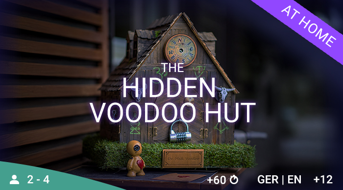 Hidden Voodoo Hut escape box mystery game in Munich
