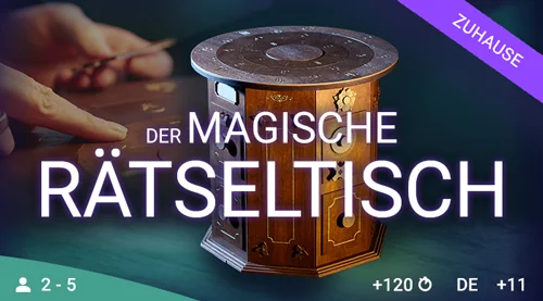 Magischer Rätseltisch Escape Box in München
